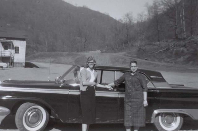 Dorothy Taylor and Herma Faye Helton @ Black Star school grounds..jpg
