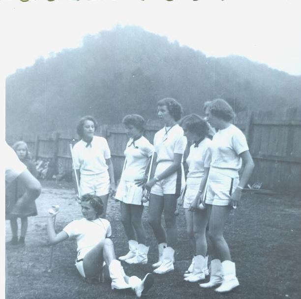 Black Star majorettes, about 1951.jpg